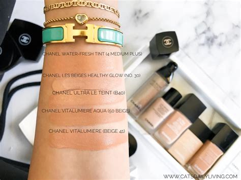 chanel les beiges eau de teint swatches|Chanel water base moisturizer.